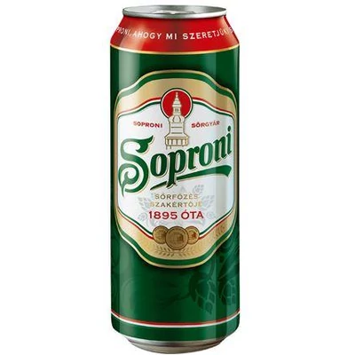 Soproni Sör       4,5% 24x0.5 dobozos+DRS DÍJ:50FT