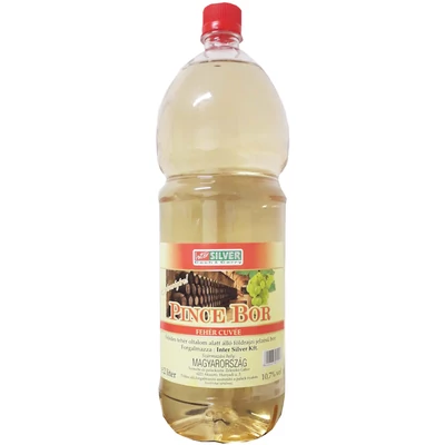 PINCE BOR félédes fehér új! 2,0lx6pet+DRS DÍJ:50FT