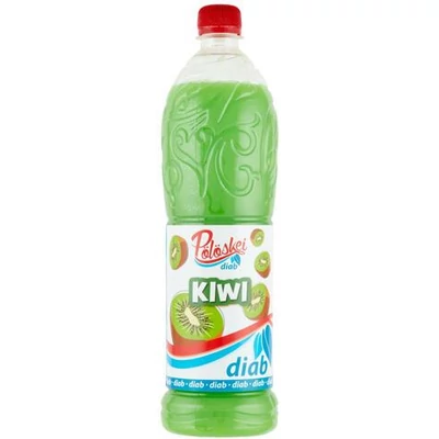 Pölöskei Diab Kiwi ízű szörp   1,0lx6+DRS DÍJ:50FT