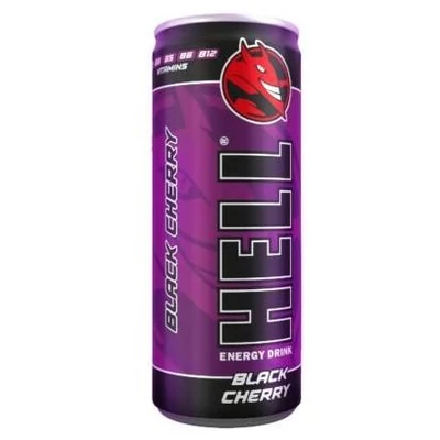 HELL Energiaital Black Cherry0,25lx24